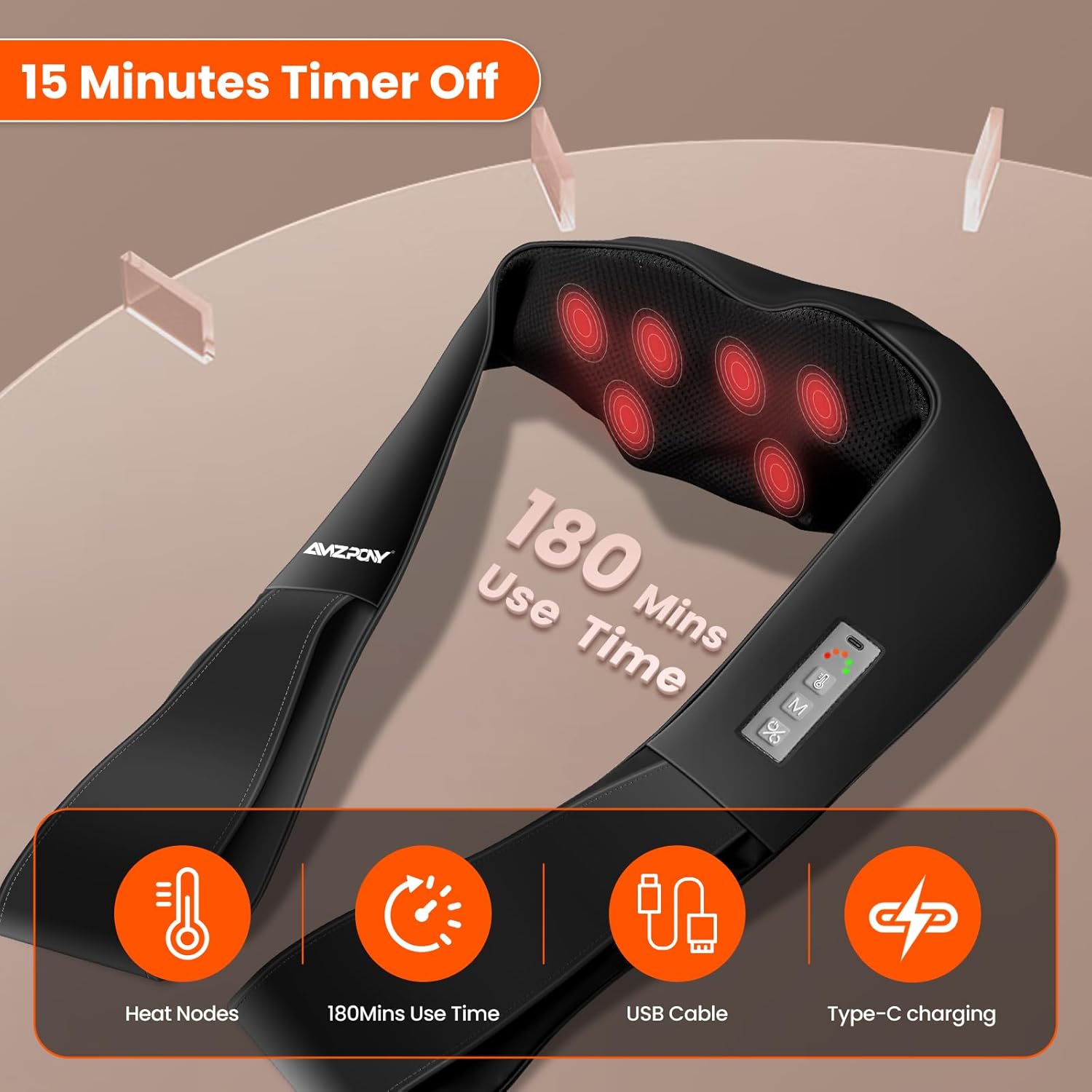 AMZPONY cordless neck massager with heat for pain relief
AMZPONY shiatsu back and shoulder massager rechargeable
AMZPONY deep tissue neck and shoulder massager with heat
AMZPONY portable neck massager for home office and travel
AMZPONY neck and back massager gift for mom dad friends
AMZPONY ergonomic U-shaped shiatsu massager with heat therapy
AMZPONY rechargeable cordless neck and shoulder pain relief device
AMZPONY shiatsu massage pillow for neck, back, and body relaxation