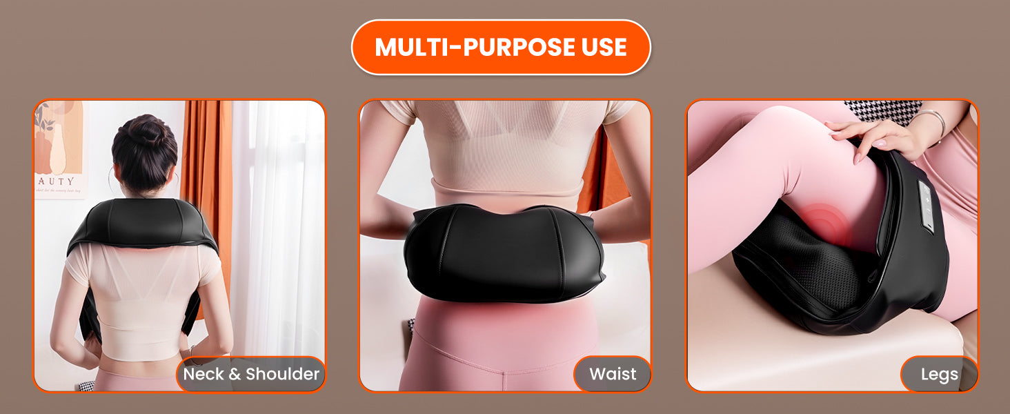 AMZPONY cordless neck massager with heat for pain relief
AMZPONY shiatsu back and shoulder massager rechargeable
AMZPONY deep tissue neck and shoulder massager with heat
AMZPONY portable neck massager for home office and travel
AMZPONY neck and back massager gift for mom dad friends
AMZPONY ergonomic U-shaped shiatsu massager with heat therapy
AMZPONY rechargeable cordless neck and shoulder pain relief device
AMZPONY shiatsu massage pillow for neck, back, and body relaxation